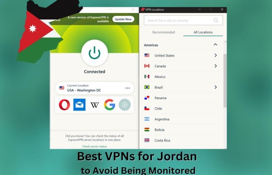 ExpressVPN for Jordan